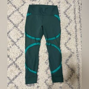 Fabletics Women's Leggings in Dark Green and Teal